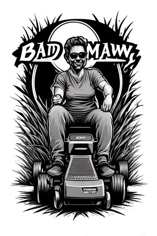 Bad Mawmaw Lawn Mower