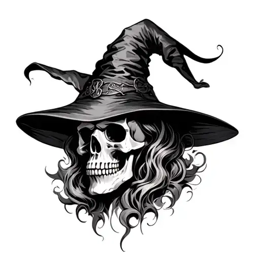 Skull Wizard Hat