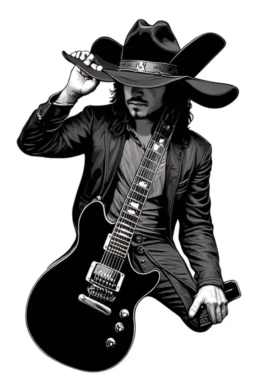 Cowboy Hat Guitar