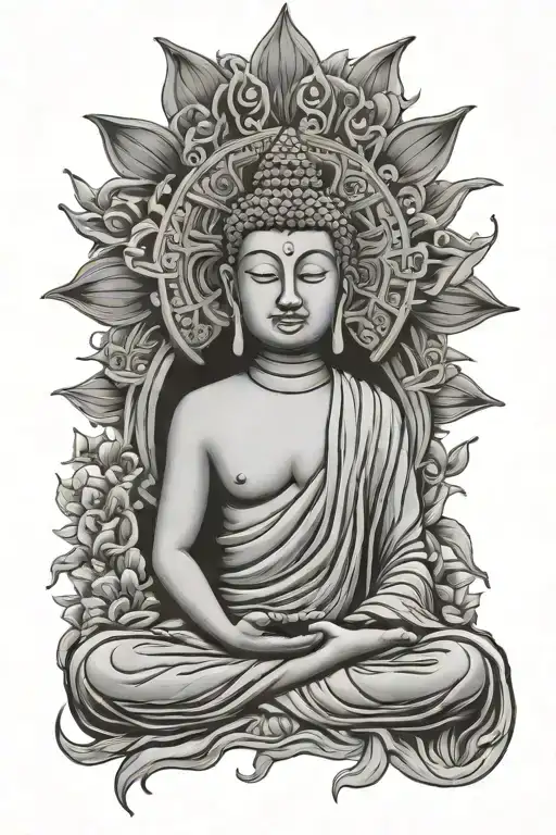 Buddha Meditating