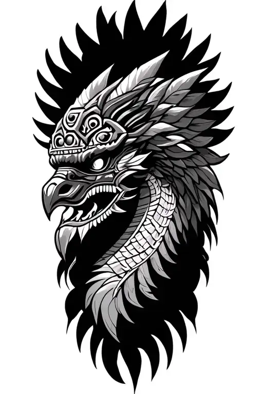 Aztec God Quetzalcoatl