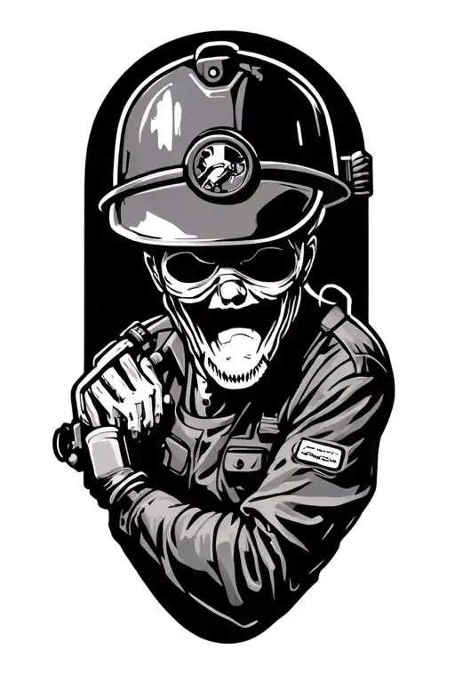 Shrimp Dressed As A Mechanic Working