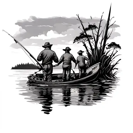 Fishing Family