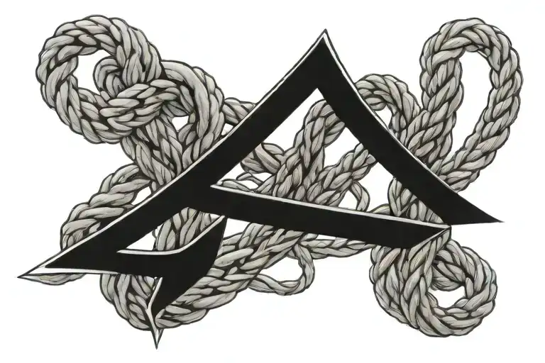 The Word Family In Sanskrit And Thread Of Knots Ropes Symbol