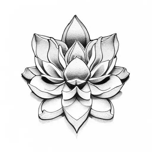 A Beautiful Lotus Flower Blooming From A Heart-shaped Memorial Locket