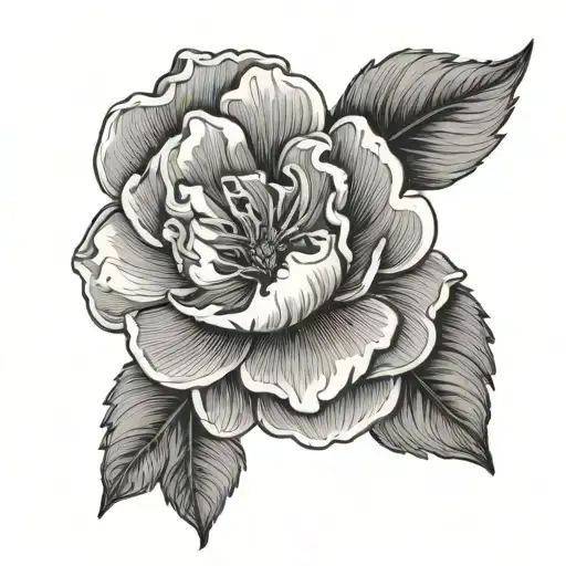 Baby Hand August Birth Flower