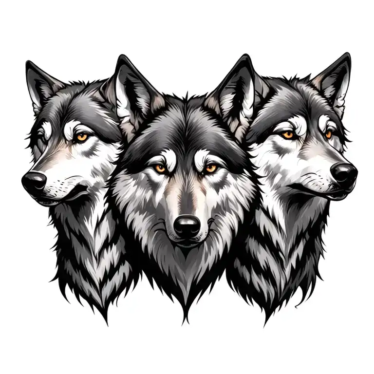 Three Headed Wolf