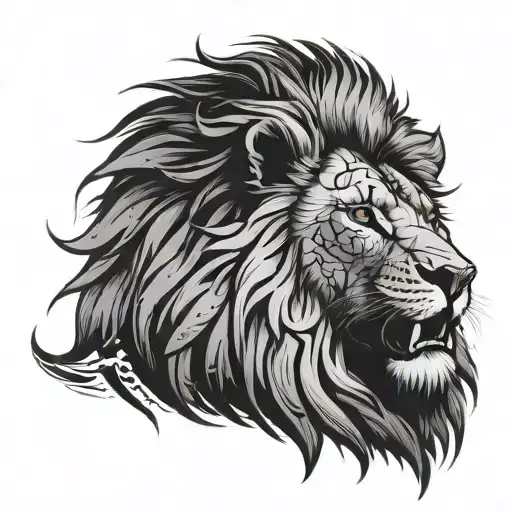 Humble Beast Words Lion Markings Surrounded