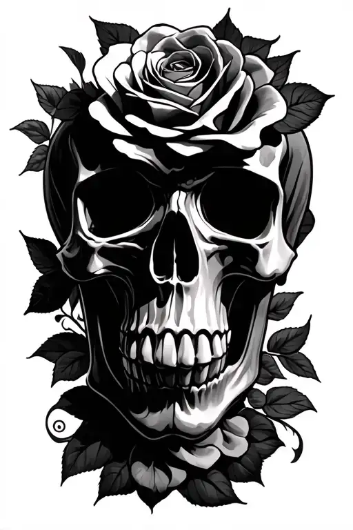 Skull And Roses
