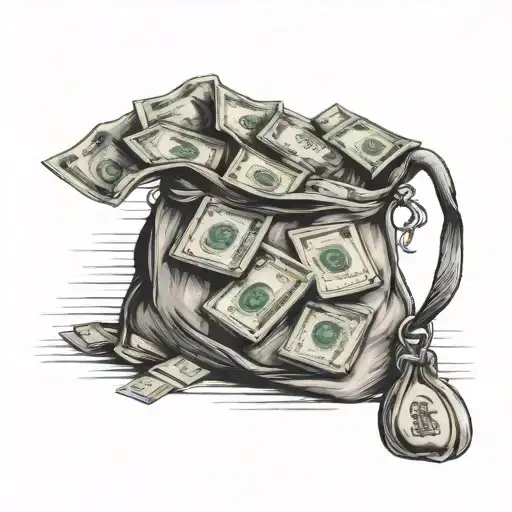 Money Bag Full Of Money