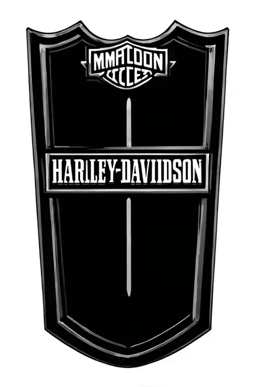 Harley Davidson Bar And Shield