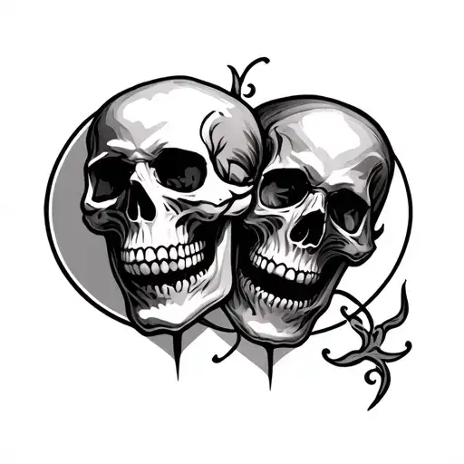Matching Gothic Skull
