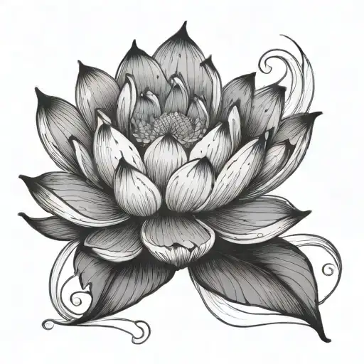 Lotus Blooming Out From Souls