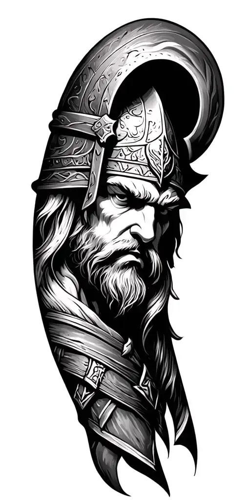 Viking Sleeve Tattoo Design