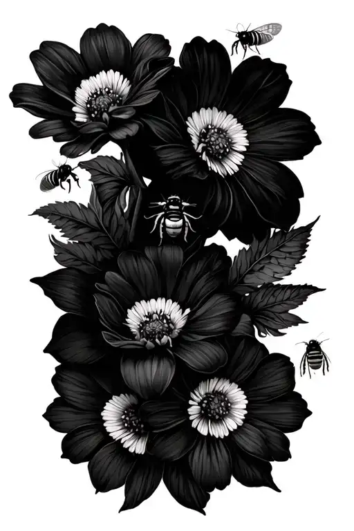 Flowers And Bees