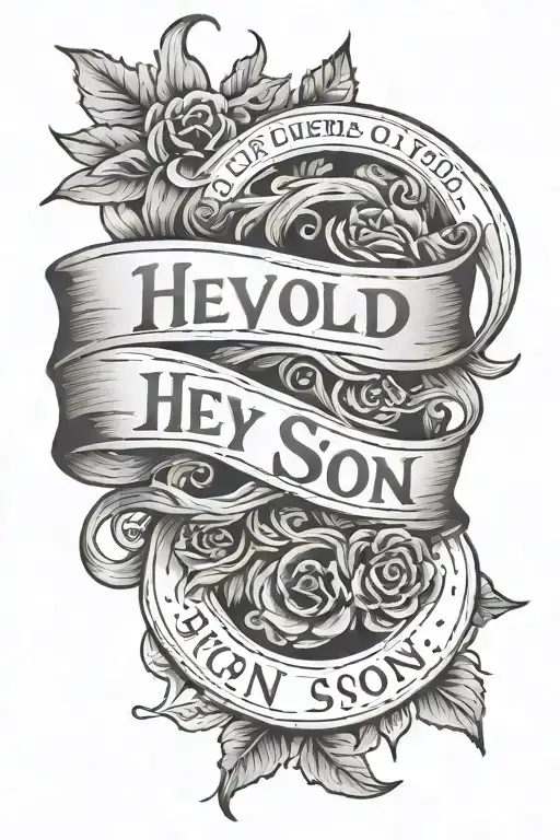 Hey Old Son In Cursive Writing