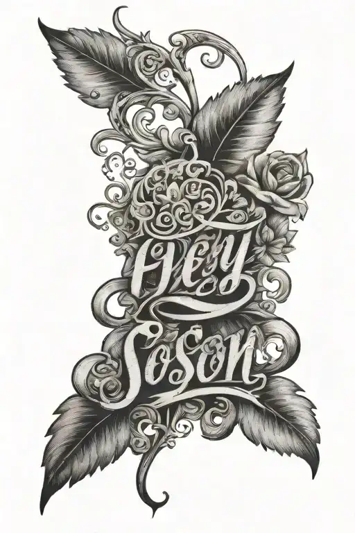 Hey Old Son In Cursive Writing