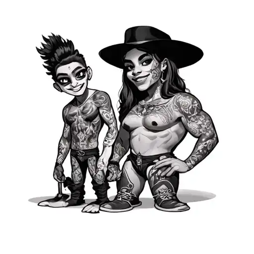 Tattooed Cartoon Characters