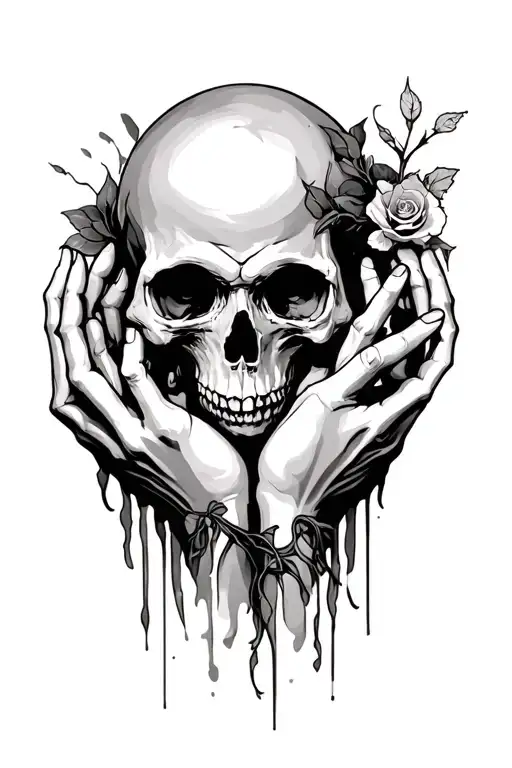 Death Holding Onto Life