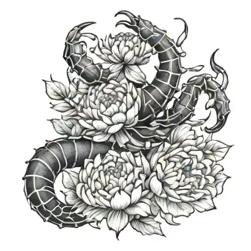 Scorpio And Peonies