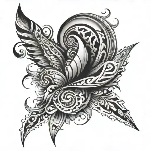 Abstract Tattoo Design Inspired