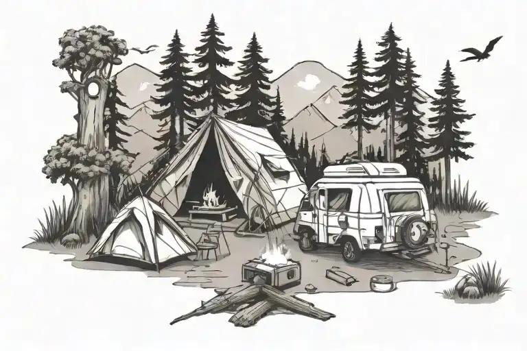 Camping Scene