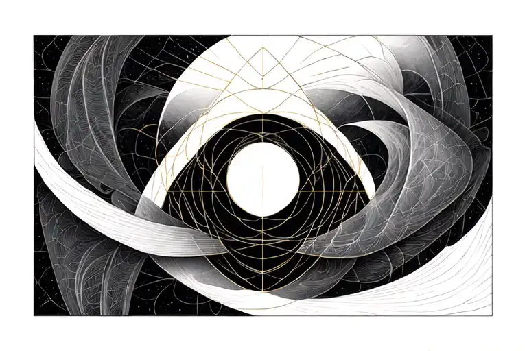 Geometrical Pohotograpgy Golden Ratio Symbol Morphing