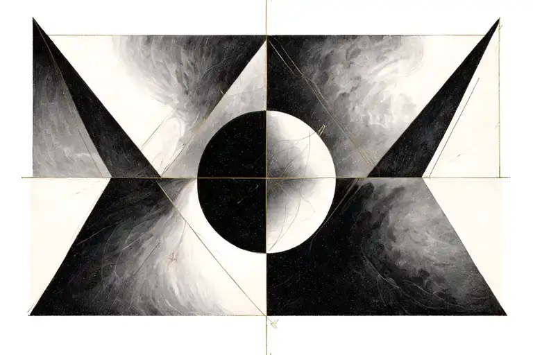 Fine Line Geometrical Pohotograpgy Golden Ratio Extending