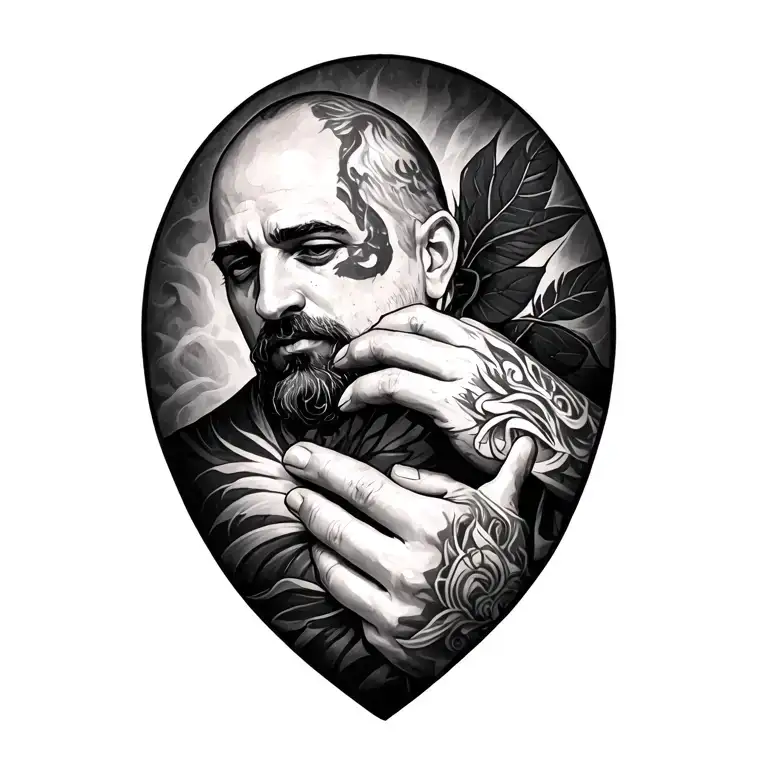 Gracis A Dios For Man Holding