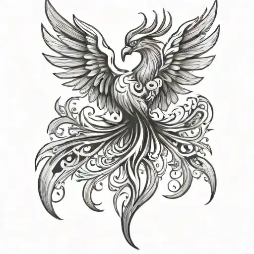 Phoenix Blood Dripping