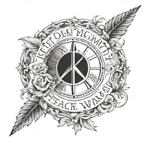 Italian Theme Roman Numerals Latin Quote If You Want Peace Prepare For War