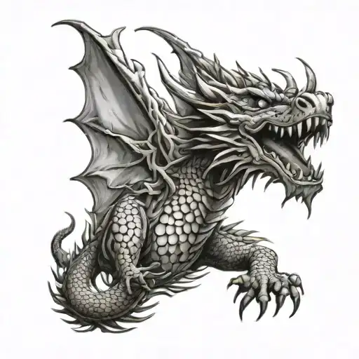 A Dragon Going Through A Filipino Sun