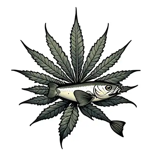 Fishing Marijuana Woods