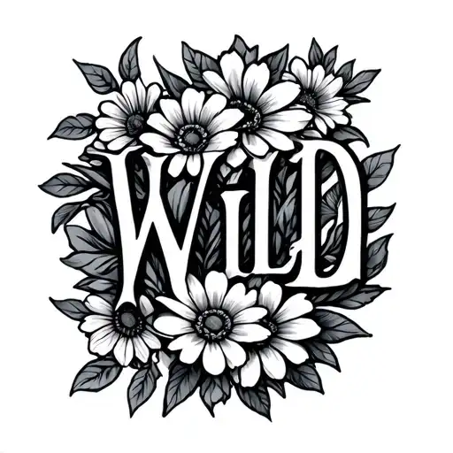 The Word Wild With Western Flowers