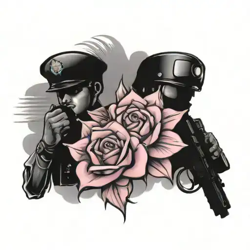Pink And Police