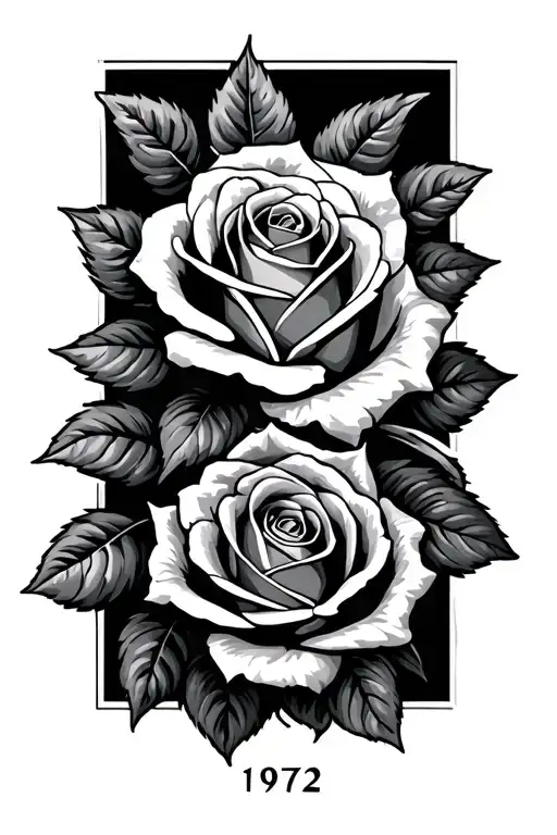 Roses With A Date Of Birth 1972