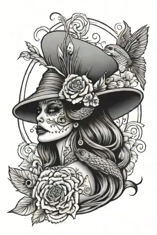 Catrina With A Beta Fish