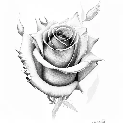 Rose With King Crown And Protea Flower