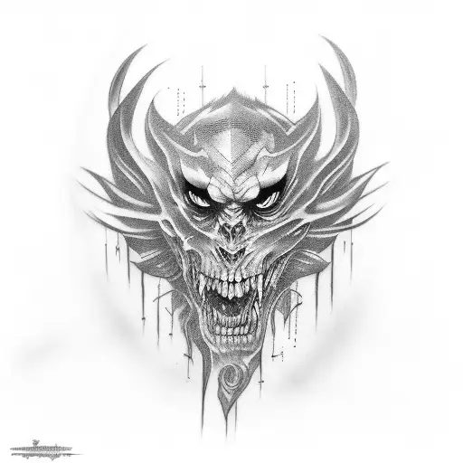 Sleeve Tattoo Chaotic Goth