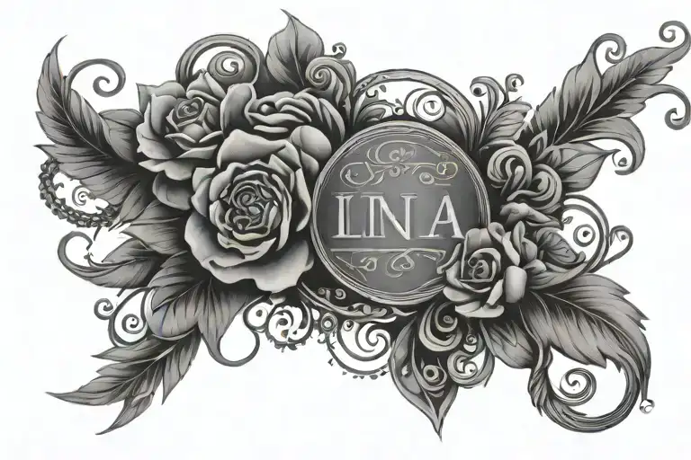 A Bracelet Style Tattoo With The Names Seppe Inge Lina Jurgen