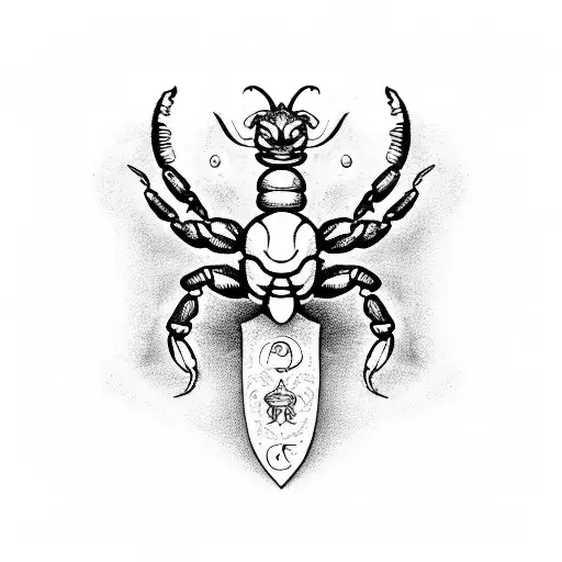 A Scorpion Zodiac Sign With Aries Zodiac Sign Together