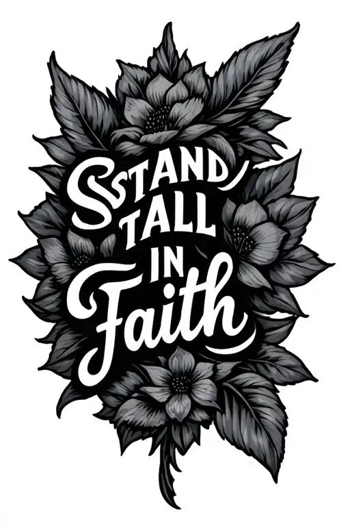 Stand Tall In Faith Written