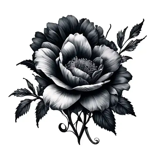 Dark Flowers Wrapped