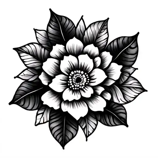 Smokey Or Brushstroke Henna Pattern