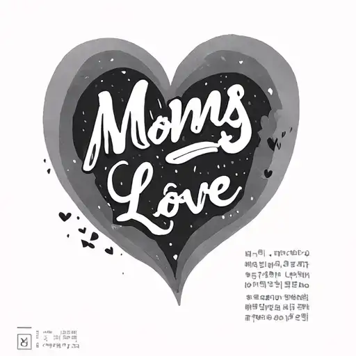 Moms Love In Korean Language Written