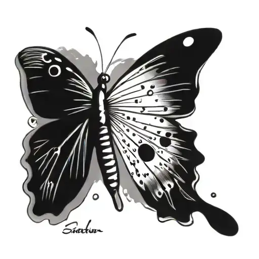 Semicolon Butter Fly
