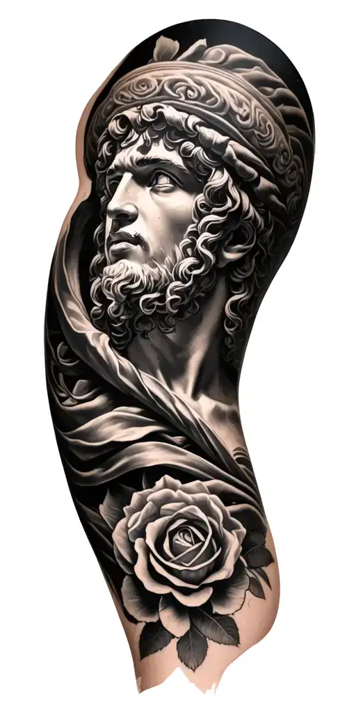 Sleeve Tatto Roman Theme