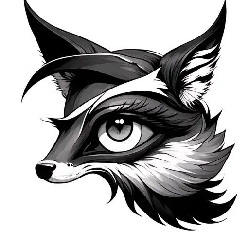 Eye Of Horus With Fox Tail Wrapped