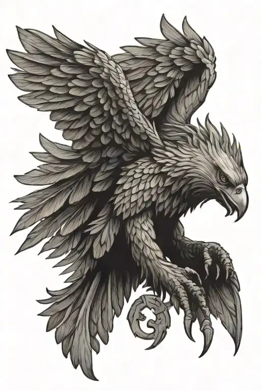 Eagle Wings Medieval Knight