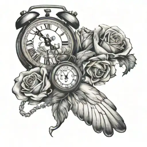 A Dove Wedding Rings A Baby's Foot A Clock A Little Dog's Dough